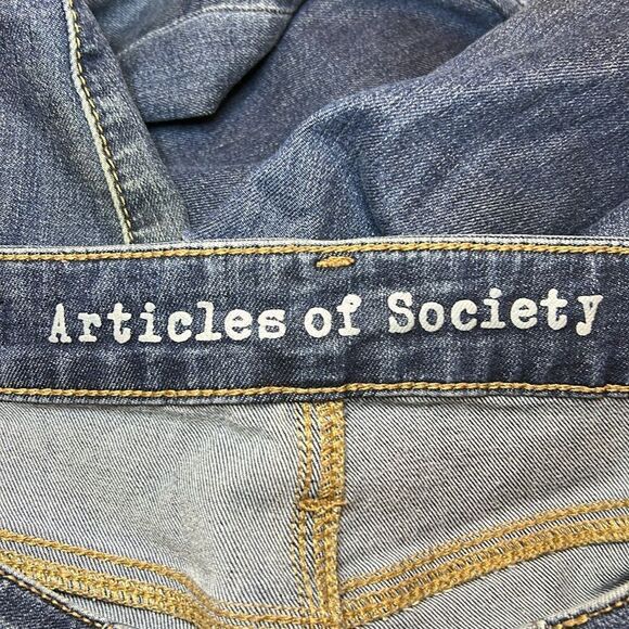 Articles of Society raw hem skinny jeans Size 3 EUC - Picture 7 of 11